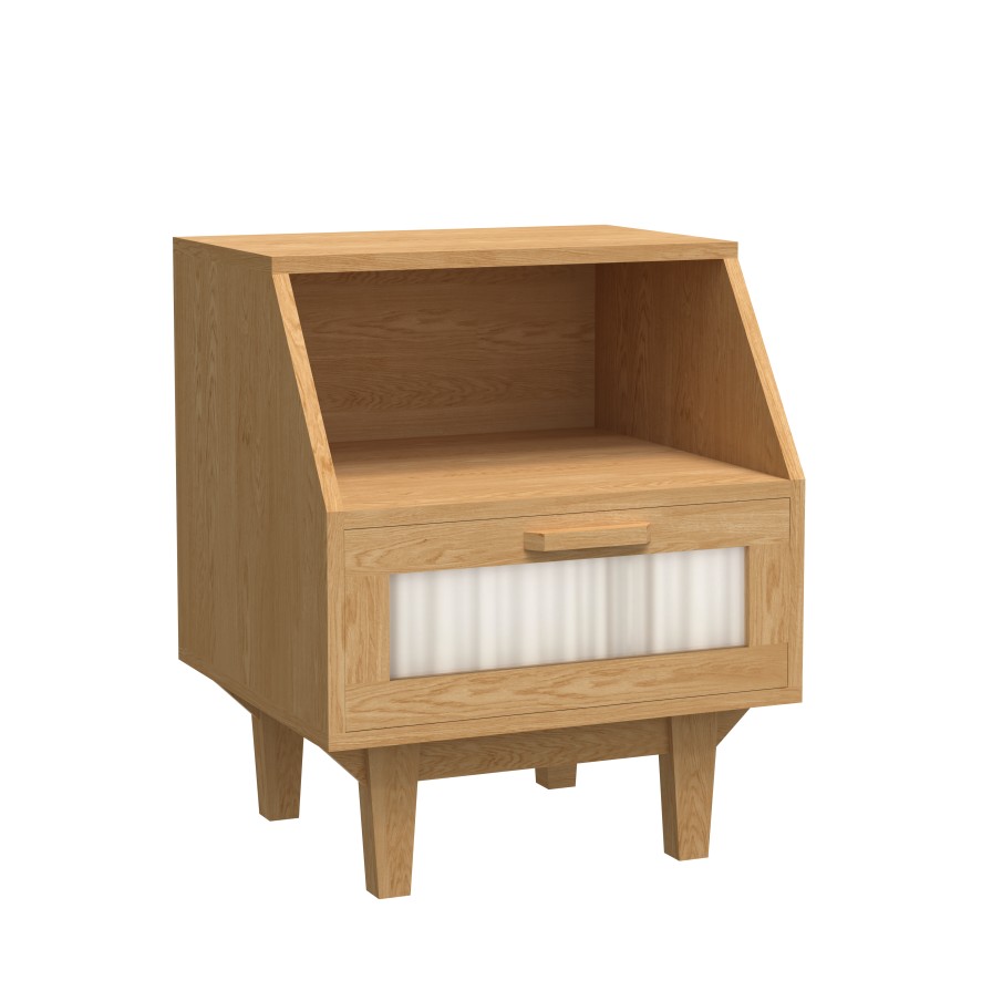 Plicata Bedside Table